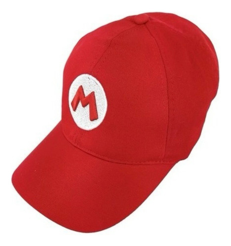 Boné Mario Bordado Ajustável Coleção Super Mario Bros