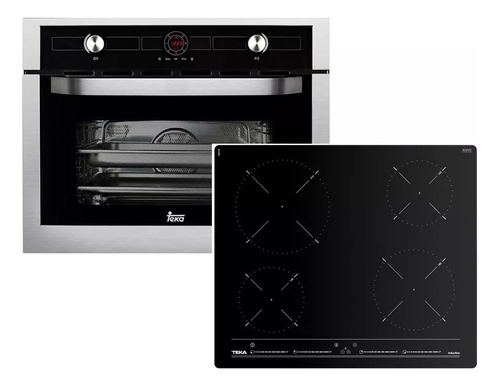 Combo Teka Horno Hkl970 + Anafe Ib6415 Inox 60cm