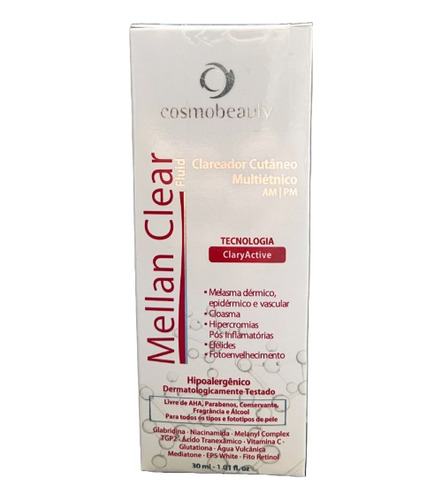 Mellan Clear Fluid Clareador Meslama Efelides Cosmobeauty