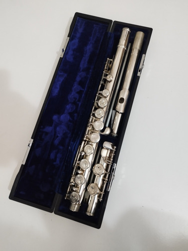 Flauta Yamaha Yfl-31 Dó Linda, Bocal Prata Maciço Japan.