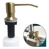 Dispenser Dosador Dourado Ouro Gold Sabonete Liquido 500ml