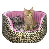 Cama Moises Cucha Mascota Perro Gato Chico 40cm Animal Print