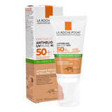 Anthelios Gel Crema Toque Seco Con Color Fps+50 50ml