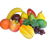 Kit 12 Frutas Artificiais Decorativas Realista