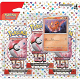 Pokémon Blister Triplo Charmander Escarlate Violeta 151