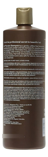 Shampoo Ion Suavizante Con Keratina Para El Cabello 1 Litro 