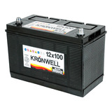 Bateria Para Auto 12x110 Kronwell 12 Volt 100 Amper W8a42
