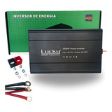 Inversor Pra Geladeira Inox 5000w 12v 110v Lucky Conversor