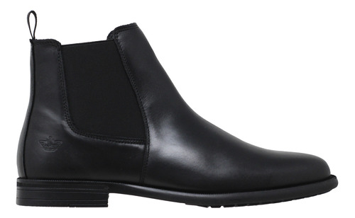 Botas Dockers Negras Cafés Hombre 2124921 Piel Meter Resorte