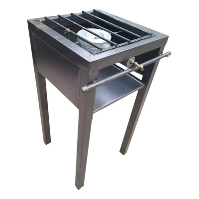 Parrilla 1 Quemador Para Hogar\u002Fnegocio Patas Altas Cal Mex | Envío gratis
