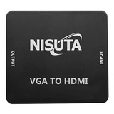 Cable Conversor Hdmi A Vga +3.5mm Audio Nisuta Ns-cohdvg3