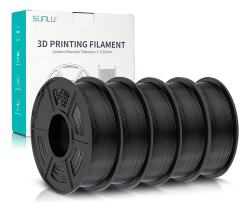 Pack Filamento Pla Sunlu 5 Kg Blanco 1.75mm Impresión 3d