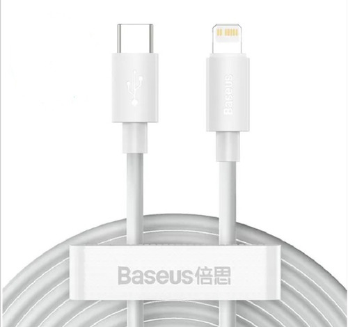 Cabo Usb Baseus Tipo C Pd 20w Para iPhone SE 11 12 13 14 Pro