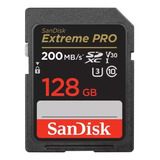 Tarjeta De Memoria Sd Sandisk Extremem Pro 128gb 4k V30