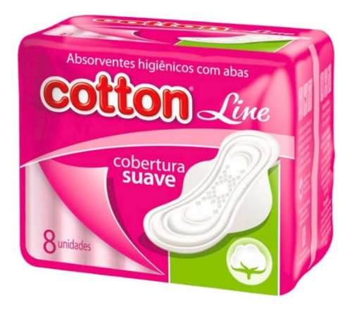 Abs Cotton Line Suave C/ Abas C/8