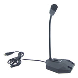 Microfono M3 Para Pc Con Luz Y Tarjeta De Sonido