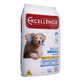 Ração Dog Excellence Filhote Raca Media Sabor Frango 15kg