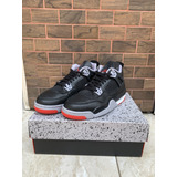 Jordan 4 Retro - Bred Reimagined - Talla 4 Mx / 6y