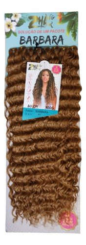 Cabelo Orgânico Cacheado Barbara Fibra Premium 80cm 300gr.