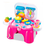 Juguete Banquito Valijita Minnie Set Cocina Zippy Toys Full