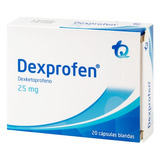 Dexprofen Ketoprofeno 25 Mg 20 Capsulas