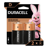 Pack 2 Pilas Duracell D Alcalina