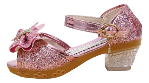 Zapato Princesa Con Tacón Para Niñas, Gala 