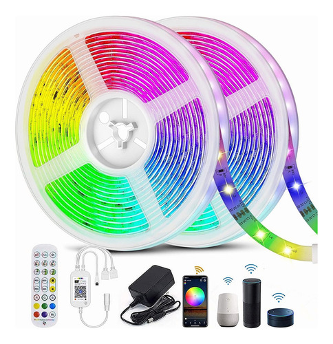 Tira De Luces Led Wifi De 65.6ft