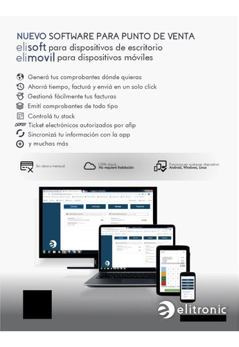 Software De Facturación Electronica Fiscal Elitronic Elisoft