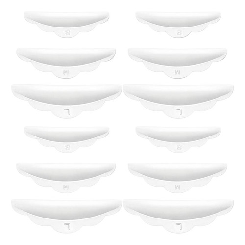 5 Pares Bob De Silicone Pads Lash Lifting Cílios Fácil Uso