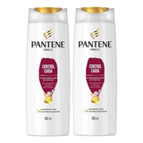 2 Shampoo Pantene 2 En 1 Control Caída 400ml