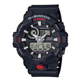 Relógio Casio G-shock Masculino Ga-700-1adr Correia Preto Bisel Preto