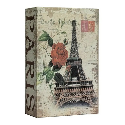 Caja De Seguridad Oculta En Libro Chica Paris Beige | Envío gratis