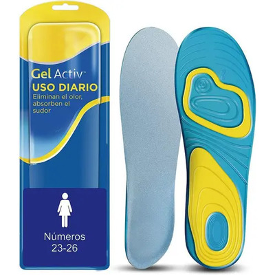 Plantillas Ortopédicas D Gel Deportivas Trabajo Mujer 23-26 Color Azul Tamaño De La Plantilla 23-26 | MercadoLibre