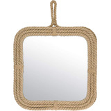 Stonebriar Espejo Ovalado Con Diseño De Cuerdas Y Colgador C