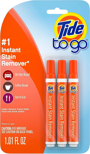 Tide To Go Pen Quitamanchas Instantáneo Para Ropa - 3 Pack