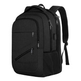 Mochila Para Laptop 17 Pulgadas, Mochila De Viaje 35l, Con Puerto Usb, Ideal Mochila Para Escolar Estudiante, Mochila Antirrobo Y Impermeable