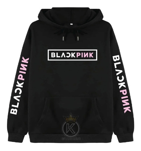 Polerón Black Pink + Jockey Gorro - Blackpink - Grupo Femenino Surcoreano - Estampaking