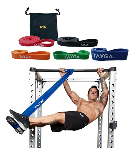 Kit De 5 Bandas / Ligas De Diversas Resistencias Crossfit