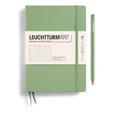 Cuaderno Punteado (a5) 14.5 X 21 Cm Leuchtturm Verde Claro
