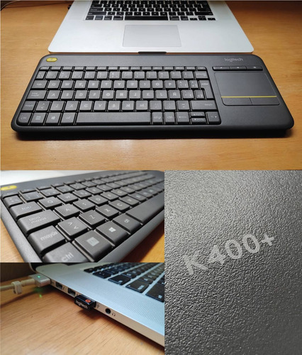 Teclado Y Pad Inalámbrico Logitech K400+