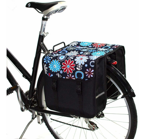 Bolsa De Alforjas Dobles Clásicas Moda Bicicleta Ciclo...