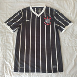 Camisa 2 Corinthians 2013 Original Nike - Preta Listrada - P