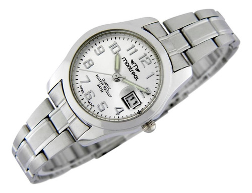 Reloj Montreal Mx500 Hombre Sumergible 30 Mt Calendario Lupa