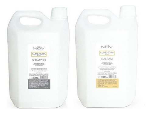 Combo Shampoo + Enjuague De Almendra Nov X 4 Litros