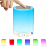 Abajur Led Touch Luminária Rgb Caixa De Som Bluetooth