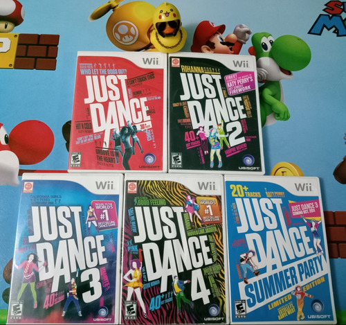 Just Dance Lote De 5 Juegos Para Nintendo Wii 