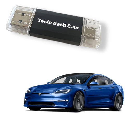 Unidad Flash Tesla Usbc Dashcam De 128 Gb Para Modo Centinel