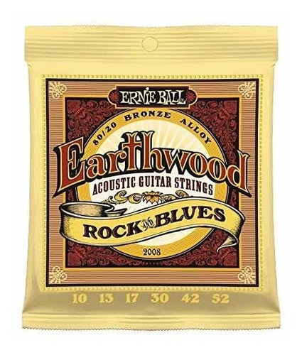 Cuerdas De Guitarra Electroacustica Ernie Ball Bronce 010-52