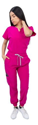 Pijama Quirúrgica Mujer Jogger Stretch Bugambilia Scrub Nala